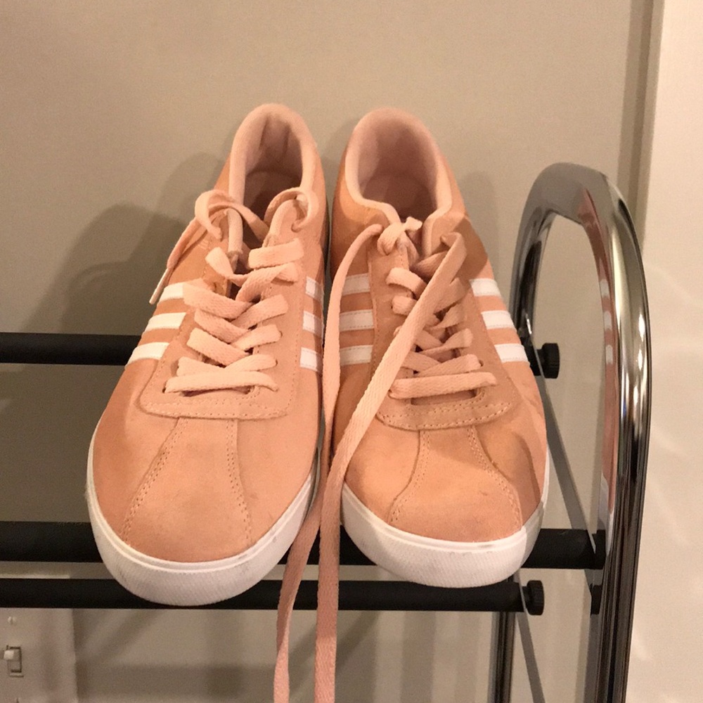 pink adidas sneakers size 11 - never worn